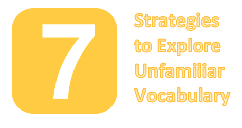 7 Strategies to Explore Unfamiliar Vocabulary Post feature image