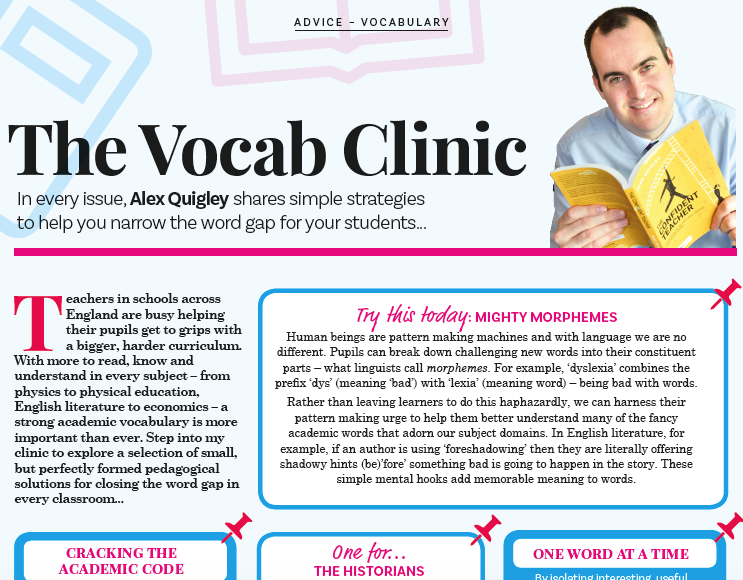 Vocabulary Clinic Post feature image